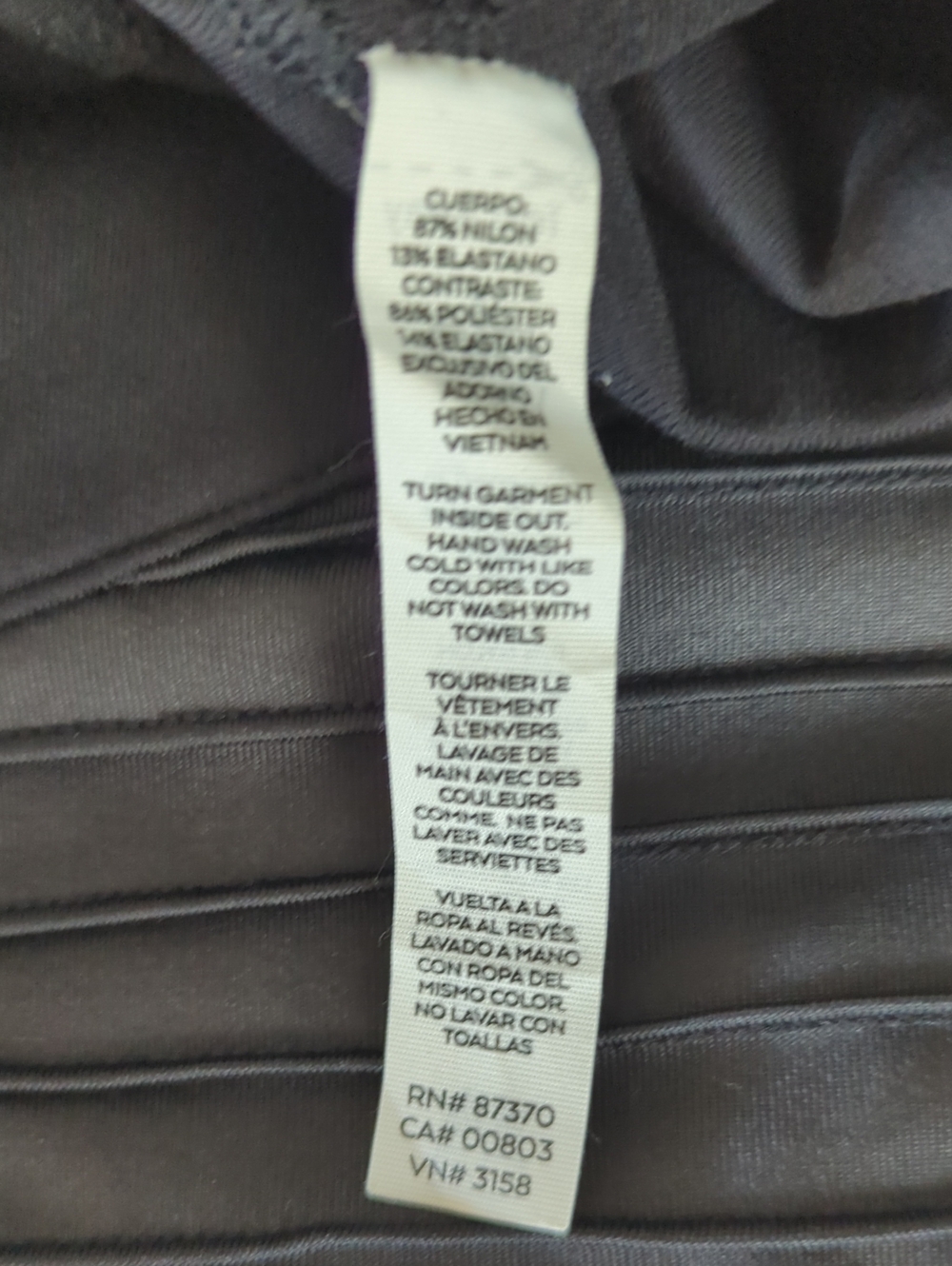 Alo Yoga Black Moto Leggings Size Medium M Mesh Details Pintuck Performance - Picture 9 of 12